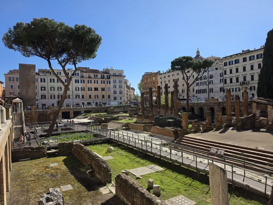 Vista gratuita di Largo di Torre Argentina