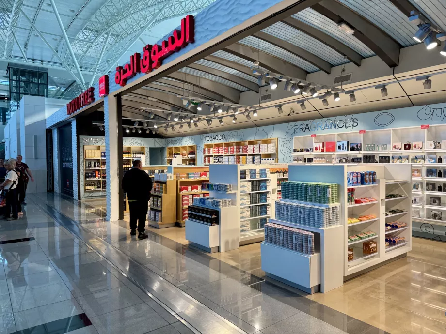 Negozio duty-free agli Arrivi