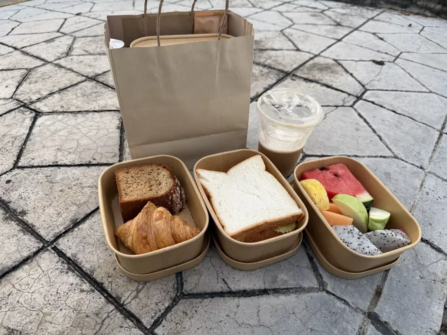 Pacchetto colazione da portare via