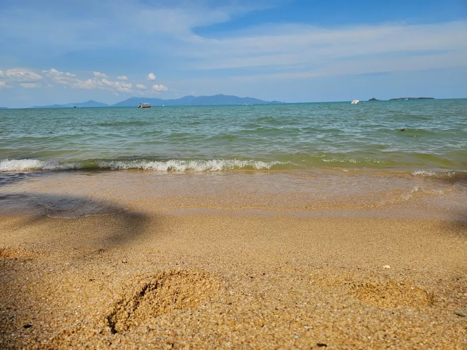 Qualità della sabbia della spiaggia di Bo Phut