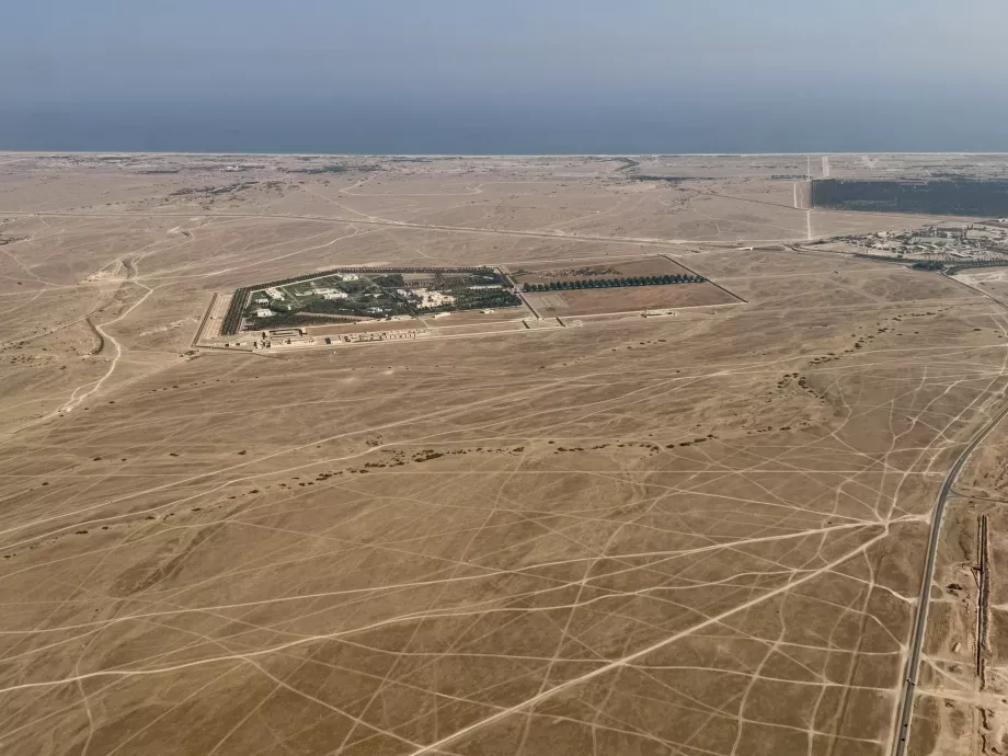 Avvicinamento all'aeroporto di Salalah SLL