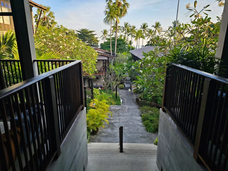 Homm Chura Samui visto dalla reception