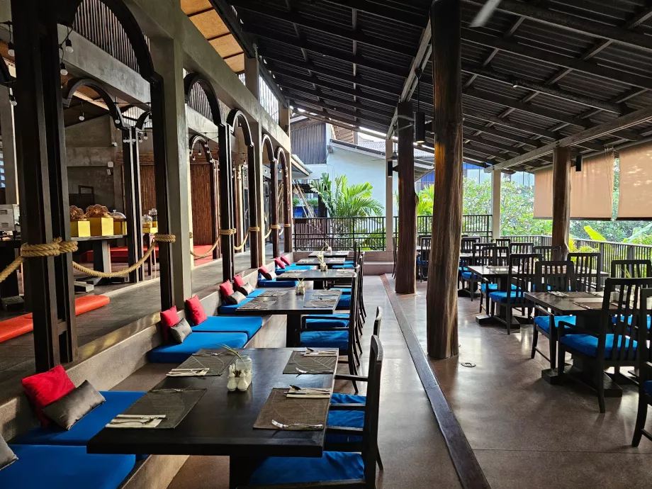 Ristorante dell'hotel che serve la prima colazione