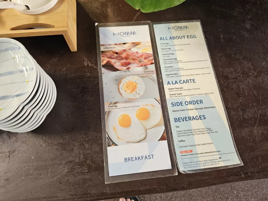 Colazione - stazione delle uova