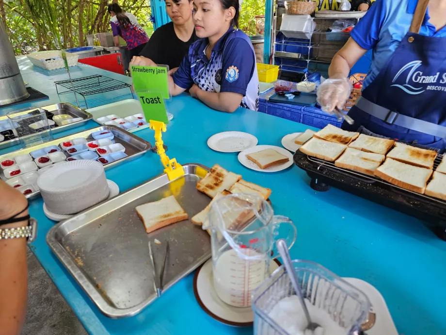 Colazione leggera gratuita prima della partenza