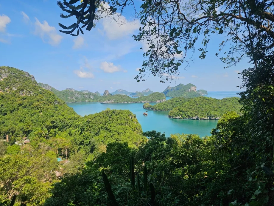 Vista sull'isola di Koh Wua Ta Lap