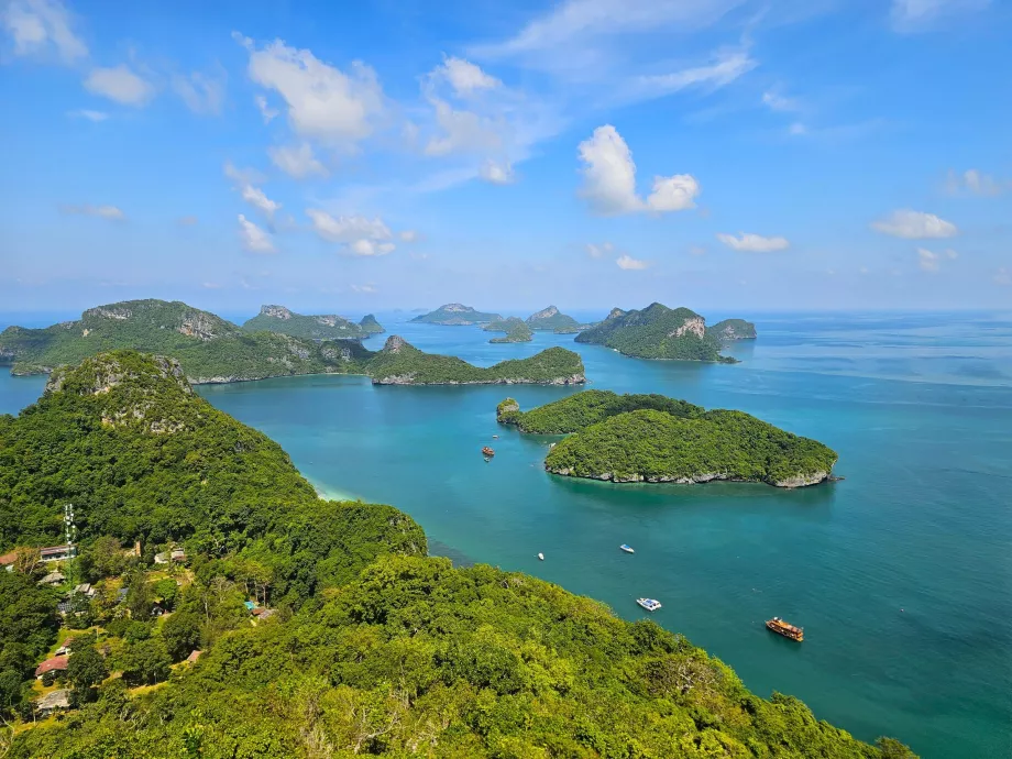 Vista sull'isola di Koh Wua Ta Lap