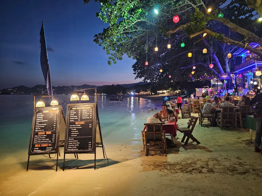 Ristorante sulla spiaggia di Chaweng