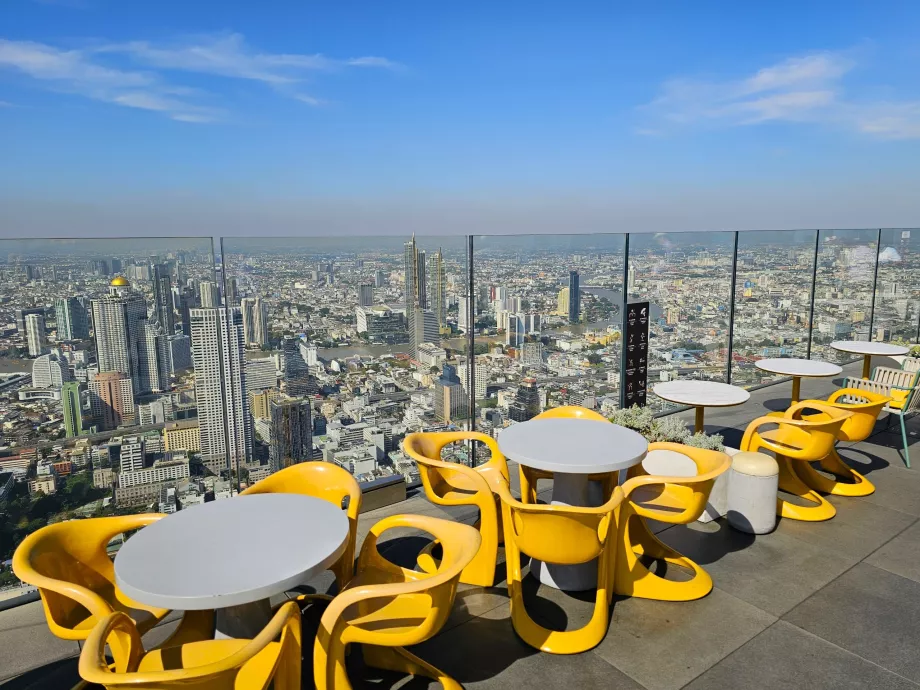 King Power Mahanakhon - vista sul tetto