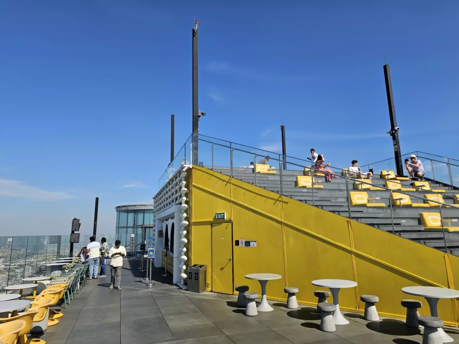 King Power Mahanakhon - vista sul tetto