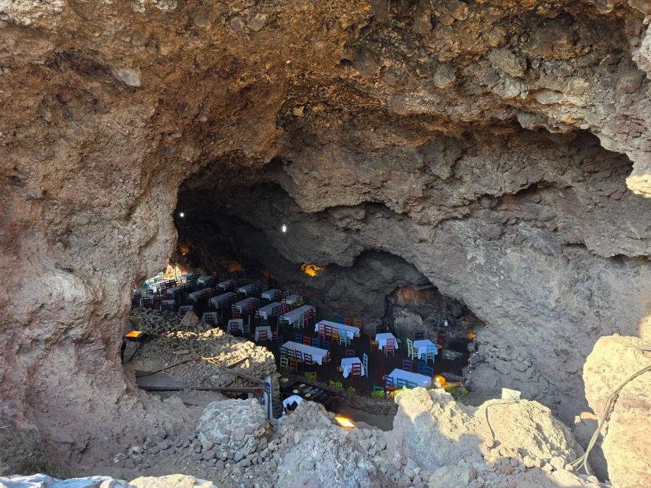 Prima vista del ristorante La Gruta