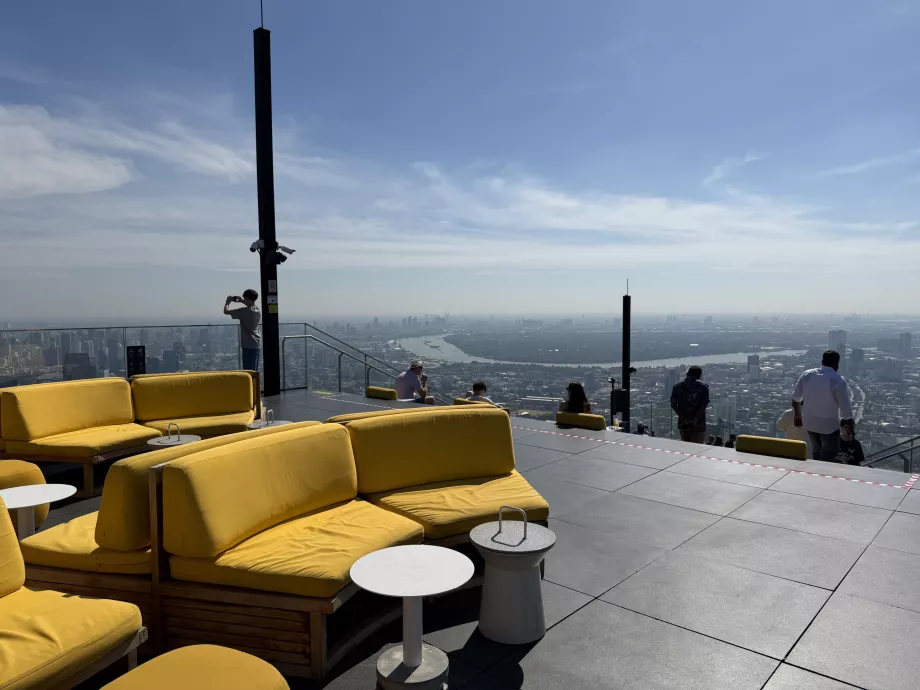 King Power Mahanakhon - vista sul tetto