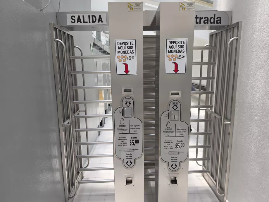 Pagamento 5 pesos per bagno