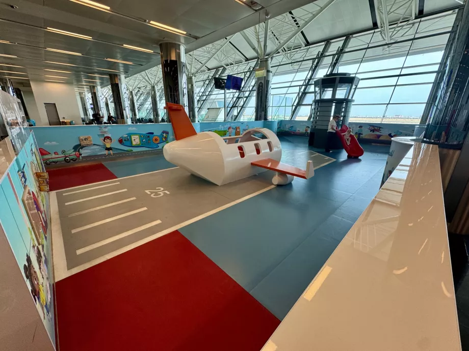 L'angolo dei bambini in aeroporto