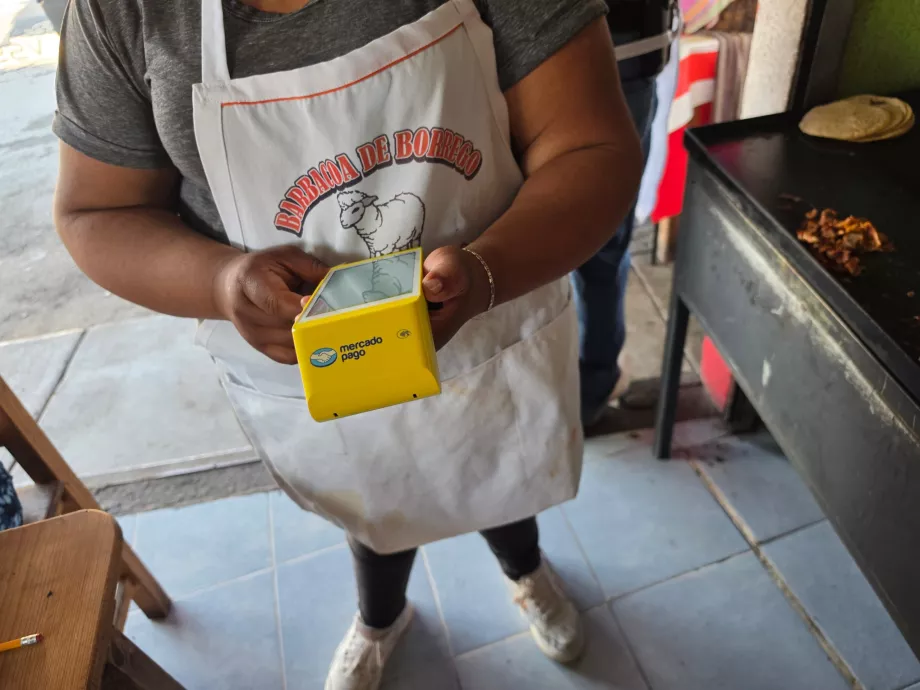 Potete pagare con carta qui