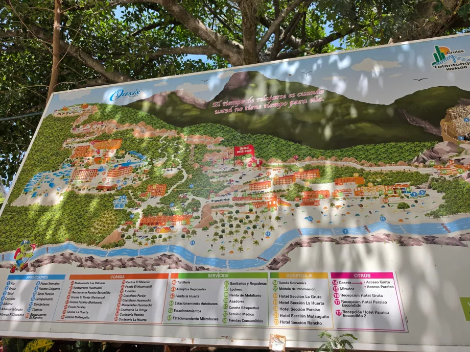 Mappa dell'area