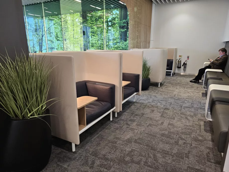 Seduti nella Sala Senatori