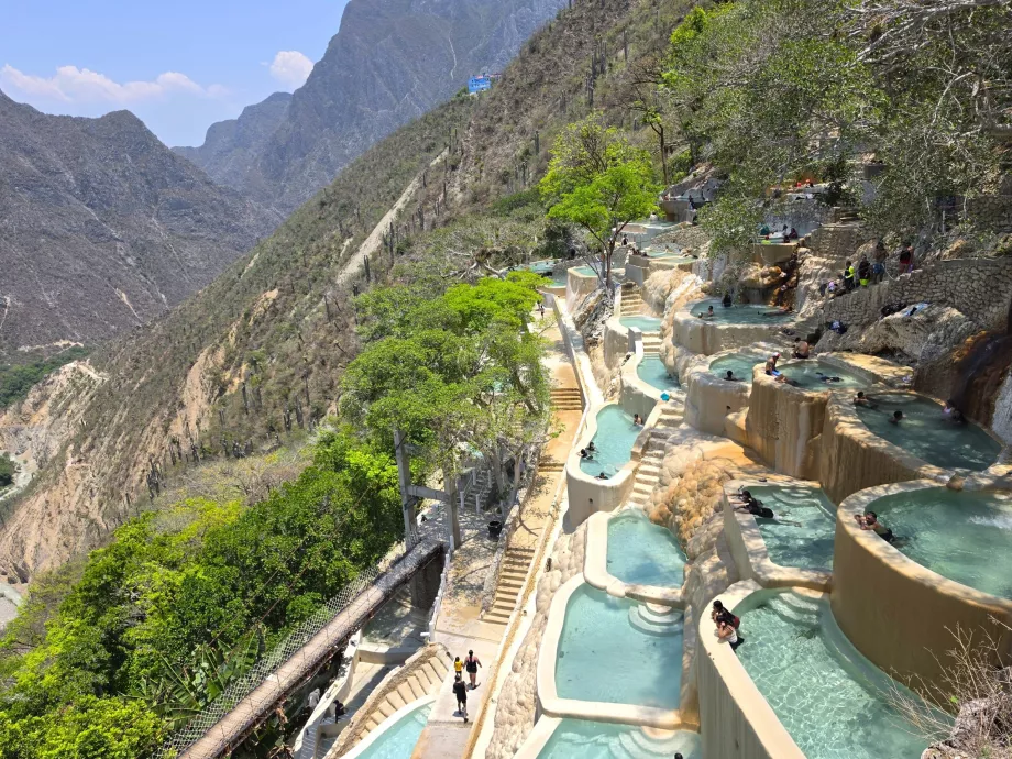 Piscine a cascata Tolantongo