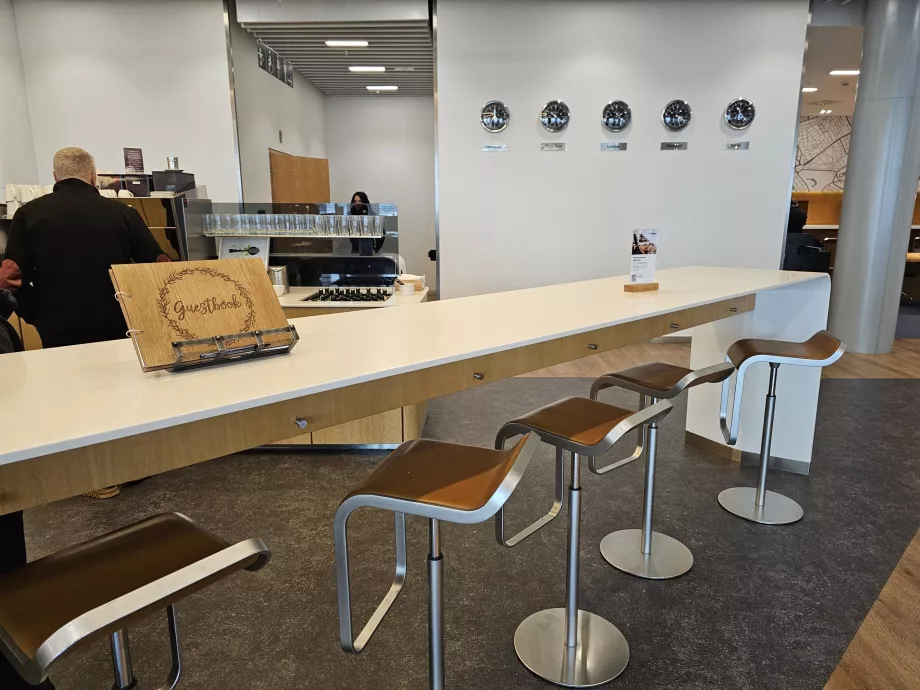 Posti a sedere nella Business Lounge