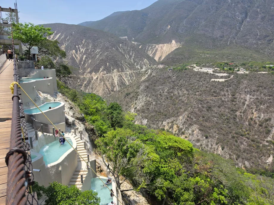Piscine a cascata Tolantongo