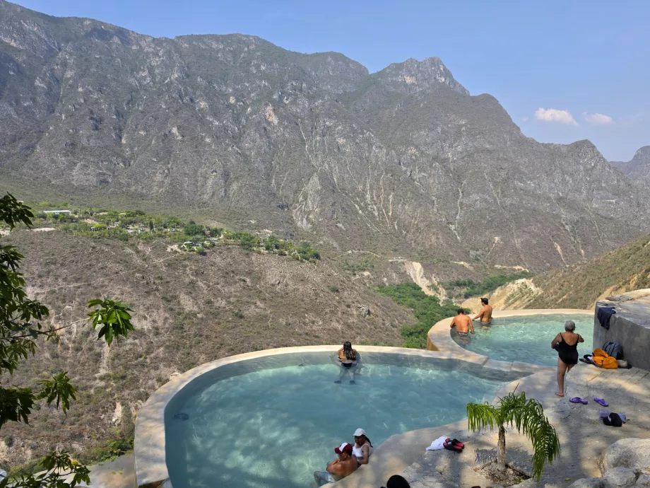 Piscine a cascata Tolantongo