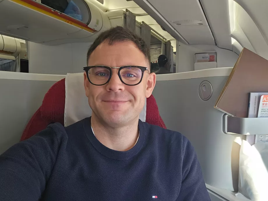 Io in business class su Hainan Airlines