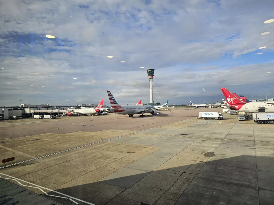 Vista del campo di volo