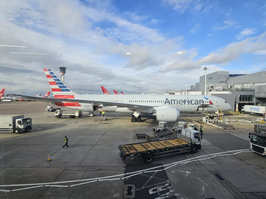 Vista del piazzale dell'aeroporto¨