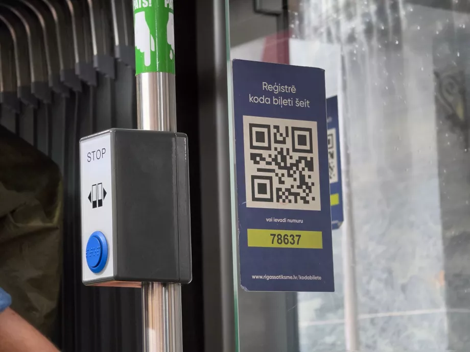 Codice QR per la scansione del biglietto