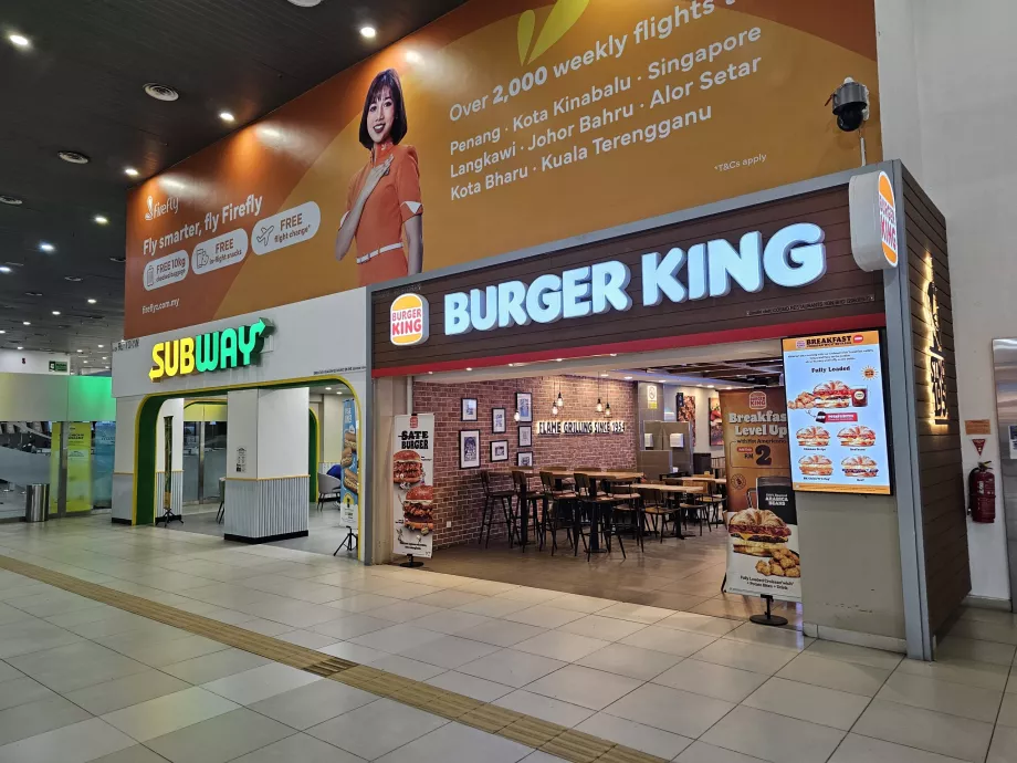 Fast food nell'area pubblica