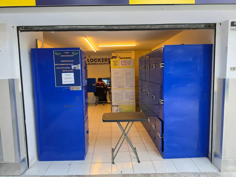 Deposito bagagli nel Terminal 1
