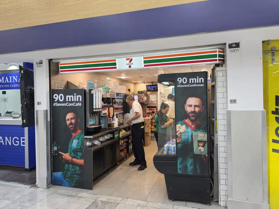 7-Eleven nella sala arrivi