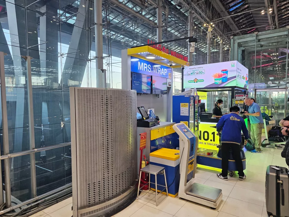 Servizio di avvolgimento bagagli