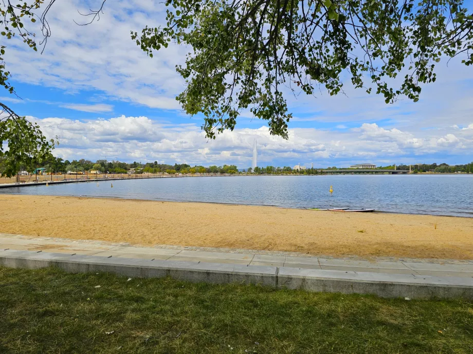 Spiaggia sul lago
