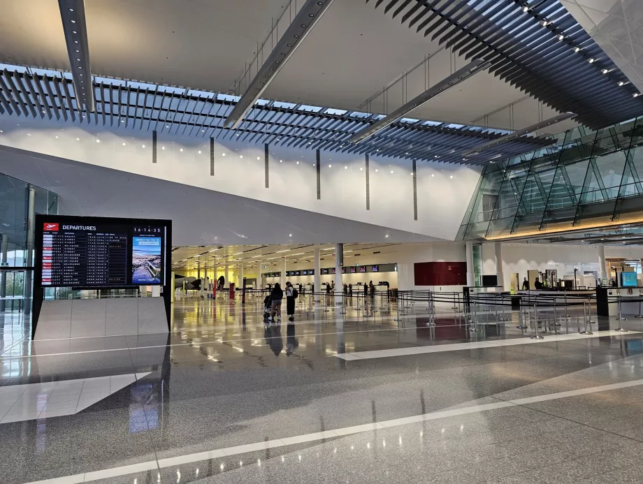 Terminal delle partenze, aeroporto di Canberra