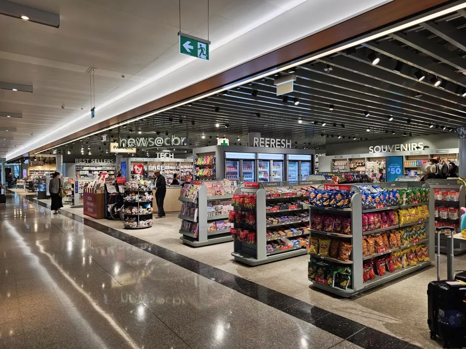 Duty Free, sezione di transito