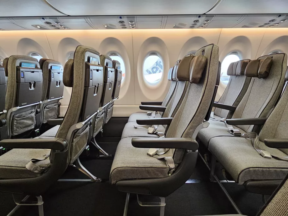Posti in classe economica, Airbus A220
