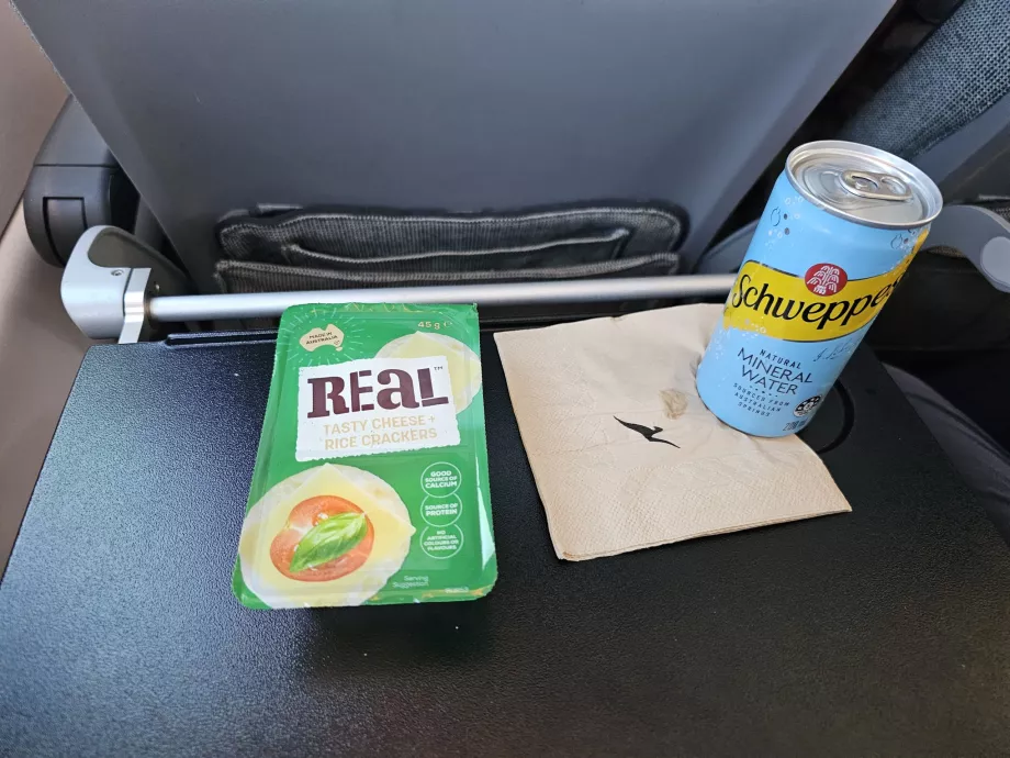 Rinfresco su un volo nazionale
