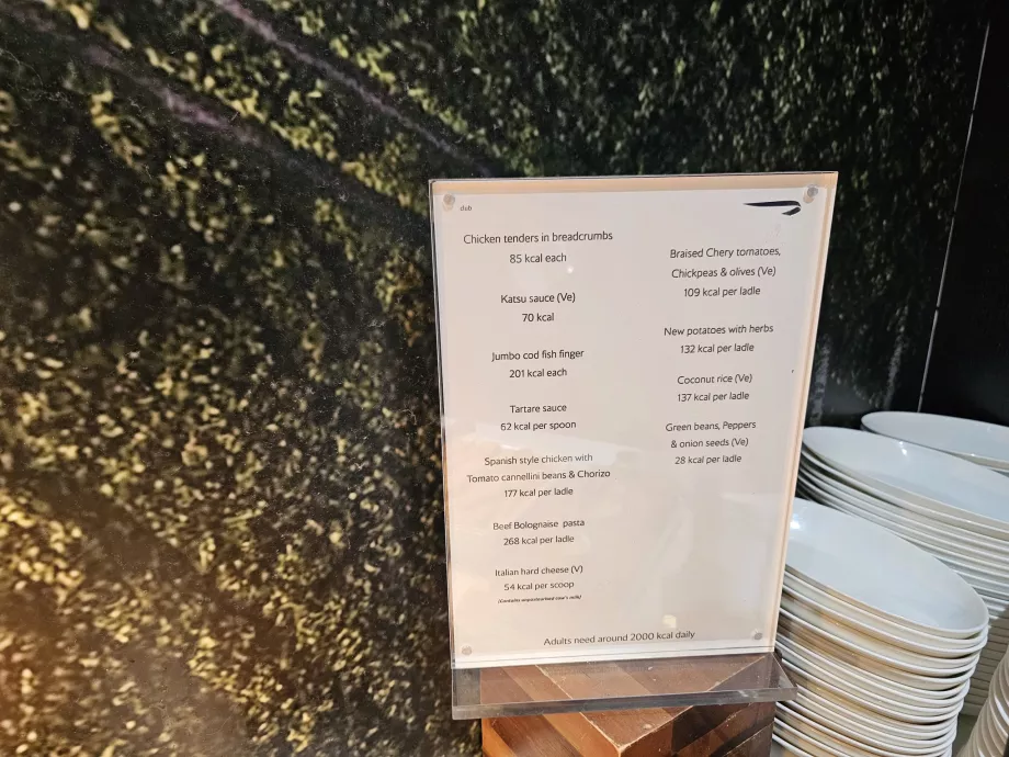 Informazioni sulle calorie