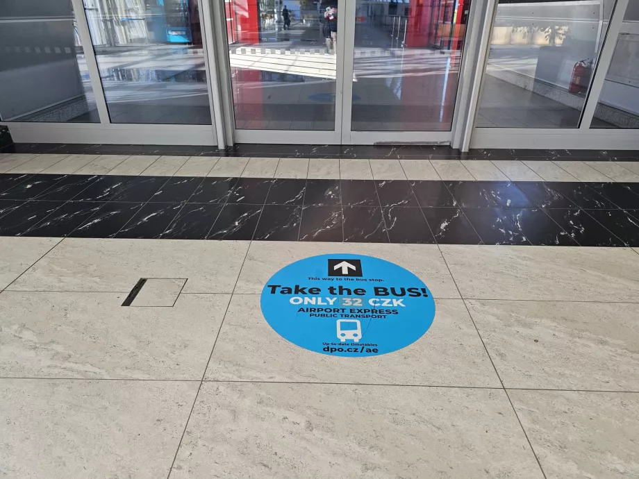 Direzione della fermata dell'autobus