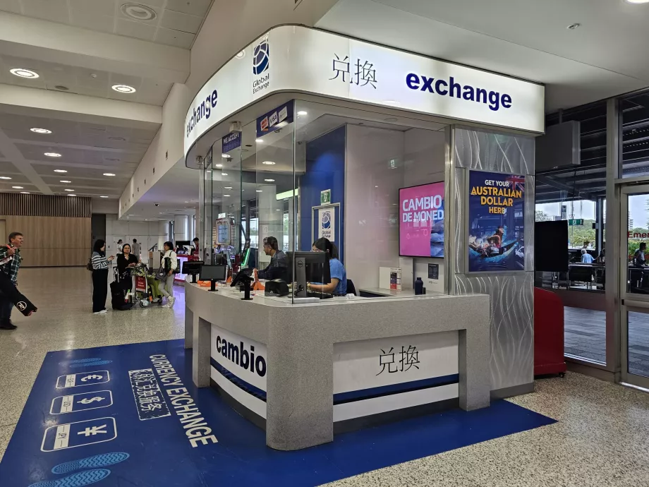 Ufficio cambi, Terminal 1