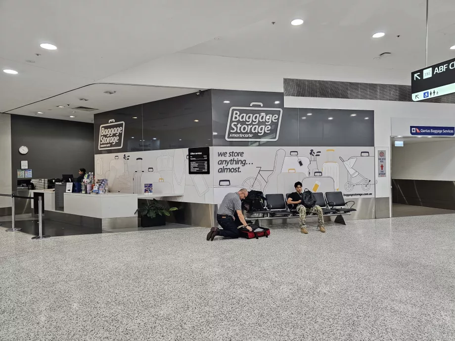 Deposito bagagli, Terminal 1