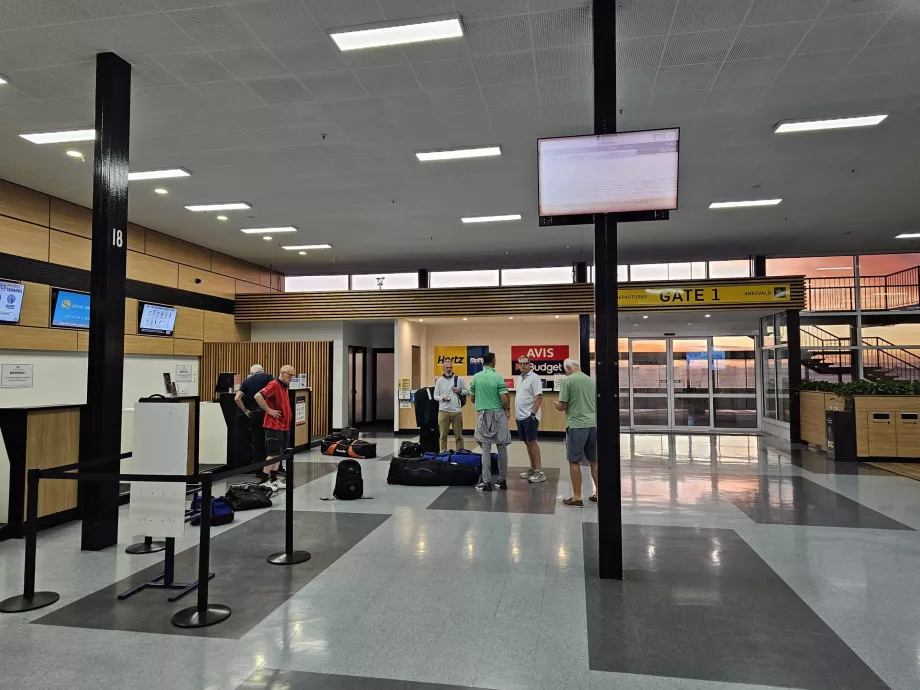 Sala check-in dell'aeroporto di Essendon