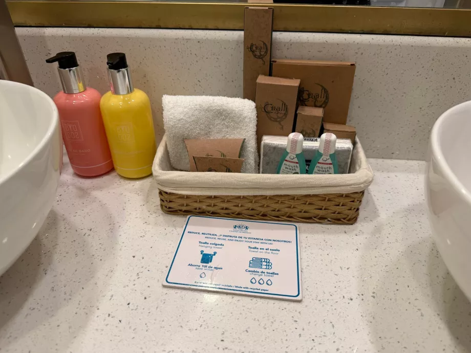 Kit di cortesia in bagno