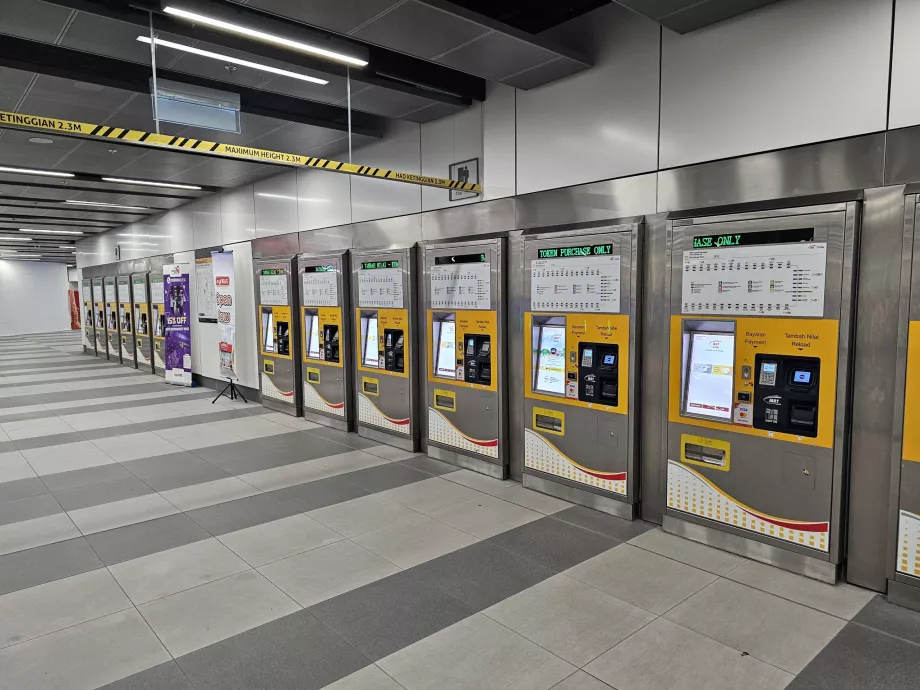 Biglietterie automatiche nella metropolitana
