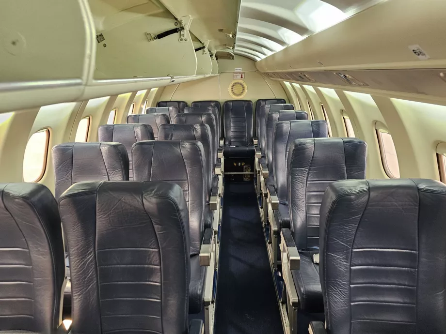 Interni della Saab 340