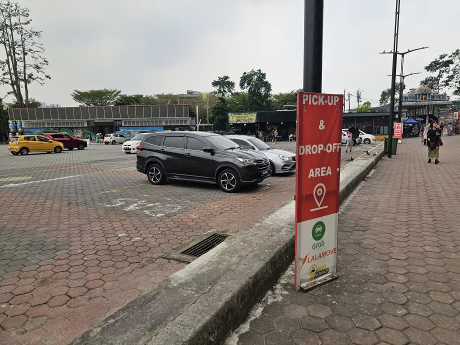 Punto di prelievo dell'applicazione Grab a Batu Caves