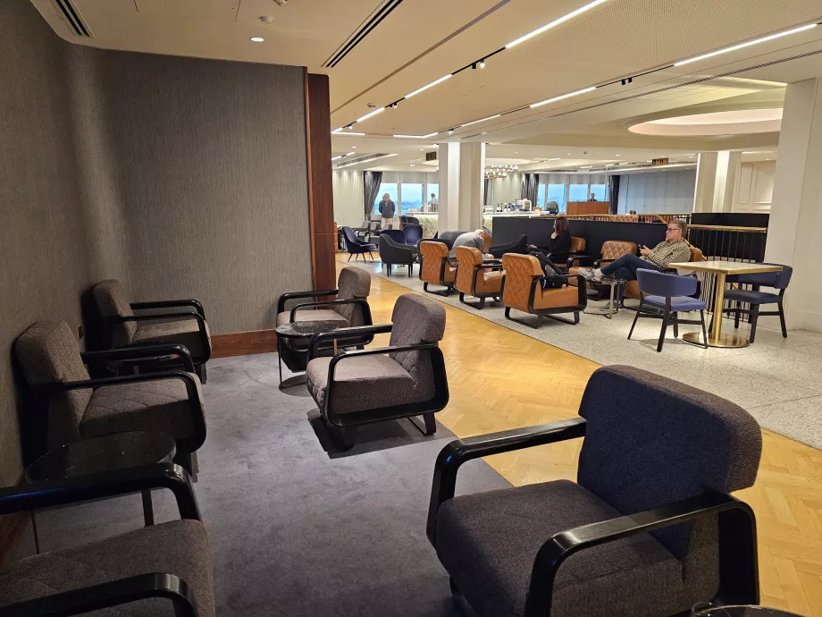 Poltrone nell'area di sosta