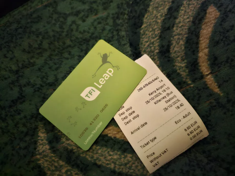 Prezzo del pullman dall'aeroporto a Killarney