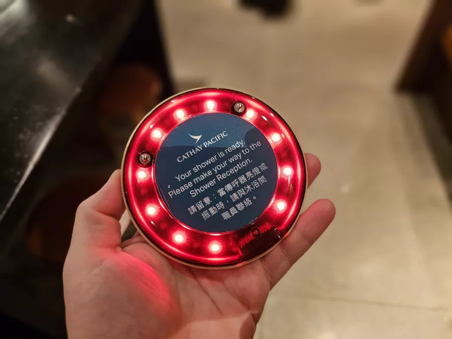 Avviso di rilascio della doccia